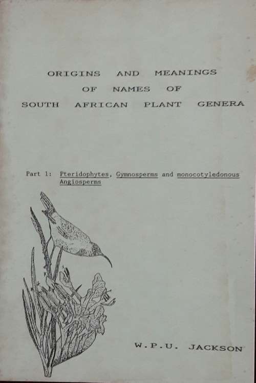 Other NonFiction Origins and Meanings of Names of South African